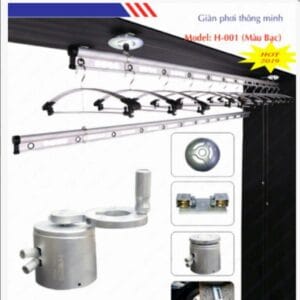GIÀN PHƠI THÔNG MINH H-001 (màu bạc)